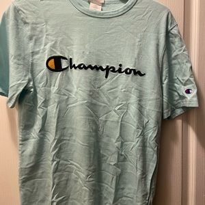 Champion logo t shirt in medium